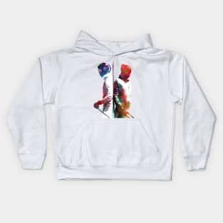 fencing sport art #fencing #sport Kids Hoodie